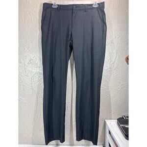 Greg Norman Black Straight Leg Comfort Stretch Golf‎ Pants Mens Size 36x32